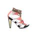 Diane von Furstenberg Sandals: Orange Shoes - Women's Size 6 1/2 - Open Toe