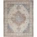 Blue/White 108 x 72 x 0.25 in Area Rug - Nourison Power Loom Indoor/Outdoor Rug Polypropylene | 108 H x 72 W x 0.25 D in | Wayfair 099446967855