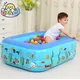 Piscine gonflable pour enfants jouets de jardin à cadre baignoire pour bébé jeu d'eau d'été pour