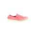 Esprit Flats: Slip On Platform Boho Chic Pink Solid Shoes - Women's Size 9 - Almond Toe