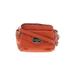 Isaac Mizrahi Leather Crossbody Bag: Orange Print Bags