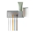 Porte-Brosse à Dents Mural pour HODust Verde Tasse Auto-Adhésive pour Dentifrice Imperméable avec