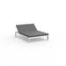 Vondom Posidonia Outdoor Aluminum Double Chaise Lounge Metal in White | 14.5 H x 47.25 W x 72.75 D in | Wayfair 54731-5001-1503