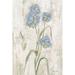 August Grove® Blue Field Flowers Crop by Cheri Blum - Print Paper, Solid Wood in Blue/Gray/Green | 18 H x 12 W x 1.25 D in | Wayfair