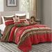 Union Rustic Kolvin 7 Piece Comforter Set Polyester/Polyfill in Red | King Comforter + 6 Additional Pieces | Wayfair