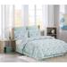 Bungalow Rose Shatondra Cotton 3 Piece Coverlet Set Polyester/Polyfill in Blue/White | Queen Coverlet/Bedspread + 2 Standard Shams | Wayfair