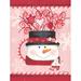 The Holiday Aisle® Snowman Mug Bouquet On Canvas by Lisa Kennedy Print Canvas in Red | 18 H x 12 W x 1.25 D in | Wayfair