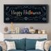 The Holiday Aisle® Skeleton Crew - Floater Frame Print on Canvas Canvas, Solid Wood in Black | 24 H x 60 W x 1.5 D in | Wayfair