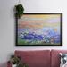 Wrought Studio™ Meet Me & the Edge of Dreams-Framed Gallery Wrapped Canvas in Blue/Brown/Green | 18 H x 26 W x 1.5 D in | Wayfair