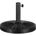 Arlmont & Co. Serse 31.2 Lb. Resin Free Standing Umbrella Base Plastic/Resin in Black | 13.5 H x 18 W x 18 D in | Wayfair