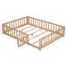 Harriet Bee Janyne Full/Double 16.5" Platform Bed Wood in Brown | 16.5 H x 55.7 W x 78.1 D in | Wayfair CFFC2731464B42C380231D976D1DA002