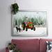 Wexford Home Country Santa Collection A Framed On Canvas Print Canvas in Black/Green/Red | 14 H x 20 W x 1.5 D in | Wayfair CF15-2632625-6003