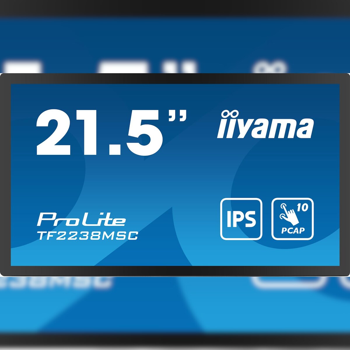 Iiyama TF2238MSC-B1 IIYAMA 54.5cm (21,5") TF2238MSC-B1 16:9 M-Touch HDMI+DP+USB retail Image