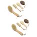 2 Sets of Body Brush Shower Portable Body Scrubber with Exfoliator Stone Portable Body Brush Bathroom Body Brush