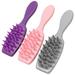 3 Pcs Scalp Shampoo Brush Hairbrush Scalp Care Brush Shampoo Brush and Scalp Exfoliator Hair Exfoliate Scrub for Scalp Shampoo Massage Comb Shampoo Comb Silica Gel Abs Baby