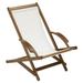 Whitecap 60073 Teak Sun Chair W/ Batyline Sling