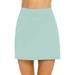 DondPO Skirts for Women Mini Skirt Womens Casual Solid Tennis Skirt Yoga Sport Active Skirt Shorts Skirt Summer Dresses Casual Dresses Womens Dresses Mint Green Dress XL