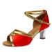 Women s Solid Fashion Rumba Waltz Prom Ballroom Latin Salsa Dance Shoes Sandals Women s Sandals for Flat Feet Womens Shoes Sandals Platform Wedge Flat Wedge Sandals for Women Wide Foot Sandals for