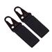 2pcs Outdoor Tactical Nylon Webbing Hanging Buckle Military Fan Belt Multi-function Carabiner Eagle Hook(Black)