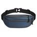 Sports waist bag running mobile phone bag outdoor equipment multifunctional belt bag - blue