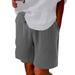 WEAIXIMIUNG Workout Shorts Women Seamless Womens Casual Solid Sport Pants Shorts Elastic Waist Pockets Daily Pants Dark Gray XXXL
