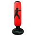 Punching Bag Fitness Freestanding Kicking Bag High Boxing Blow Training Bag Tumbler Air Bag for Kids Adults Red 1. 6M