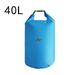 40L Waterproof Dry Bag Lightweight Portable Roll Top Sacks for Rafting Kayaking Beach Boating Hiking Camping Blue