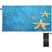 Wellsay Starfish Pattern Beach Towel Absorbent Quick Dry Sport Towel Oversized Lightweight Soft Bath Towel for Travel Sports Pool Swimming Bath Camping 31x71in