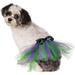 Tutu With Bow Pet Costume Small/Medium Multicolor