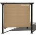 Sun Shade Panel Privacy Screen With Grommets On 4 Sides For Outdoor Patio Awning Window Cover Pergola (8 X 7 Walnut)