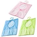 Foldable Laundry Basket Bags 3 Pcs Storage Convenient Mesh Pouch Home Multi-purpose Hanging 3pcs (green Multifunction Fruit Pp Travel