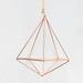 BLUESON Wall Decoration Hanging Metal Geometric Air Plant Flower Pot Rack Holder Bracket Rose Gold