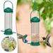 SDJMa Metal Mesh Tube Bird Feeders for Outdoor Hanging Squirrel Proof Finch Bird Feeders for Outside Patio Porch Garden Yard 13.8