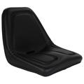 LeCeleBee Tractor Seat # TM333BL - High Back Black Vinyl Tractor Seat - Should Replace B1TM333BL N77508 - Also Fits - Bobcat - Case - Kubota
