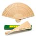 6 Pack Chinese Folding Fan Scented Wooden Hand Fans for Wedding Party Home Decoration