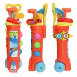 Golf Set Parent-child Toys Parent-child Outdoor Toys Outdoor & Indoor Play Sport Games Red