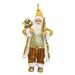 Home Furnishings Gift Festival Outdoor Garden Miniature Figurine Christmas Decorations Santa Clause Doll Christmas Ornaments A