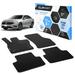 CLIM ART WaterTrap Custom Fit Floor Mats for Volkswagen (VW) Jetta 2019-2023 1&2 Row Car Mats Floor Liner All-Weather Car Accessories for Man & Woman Black/Black - FL011419069