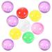 Egg Machine Capsule Shell 50 Pcs Plastic Wrapping Ball Fillable Round Balls Toys Vending Small Gift The Wedding Party Child