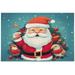 Wellsay Cute Santa Claus Puzzles for Adults 500 Pieces Adults and Kids Ntellectual Decompression Jigsaw Game for Christmas Holiday Toy Birthday Gift