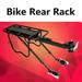 Gnobogi Bicycle Accessories Rear Bike Rack Bicycle Cargo Rack Quick Release Adjus-table Alloy Bicycle Carrier Easy To Install Black for Outdoor Sports Fitness Clearance