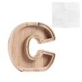 Bilqis First Name Initial Personalized 7 Tall Wooden Kids Letter Piggy Bank Custom Name Coin Bank Wood Alphabet Letter Bank Money Box Birthday Home Decoration