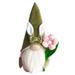 Ttybhh Desktop Ornament Clearance Man Flower And Gnome Gift Spring Easter Bunny Doll Faceless Bunny Decor Home Old Easter Ornament Desktop Ornament F
