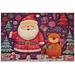 Wellsay Cute Santa Claus Puzzles for Adults 1000 Pieces Adults and Kids Ntellectual Decompression Jigsaw Game for Christmas Holiday Toy Birthday Gift