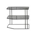 Corner Cabinet Organizer Corner Stackable Organizer Shelf Corner Dish Shelf White