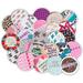 Popular Hot Freshie Cardstock Cutout Rounds 25 pk 3 inch Unique Mix Silicone Molds Assorted Bulk Manly Animal Teacher Western