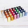 40 Color Polyester Embroidery Machine Thread Set 1000 Meters Essential Colors | 1000M Spools 40Wt | For Babylock Janome Singer Pfaff Bernina Machines
