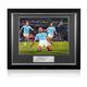 Rodri Signed Manchester City Football Photo: Champions League Final Goal. Deluxe Frame