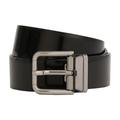 Brushed calfskin belt