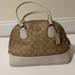 Coach Bags | Coach Cora Domed Satchel Signature Cream/Tan | Color: Cream/Tan | Size: Os